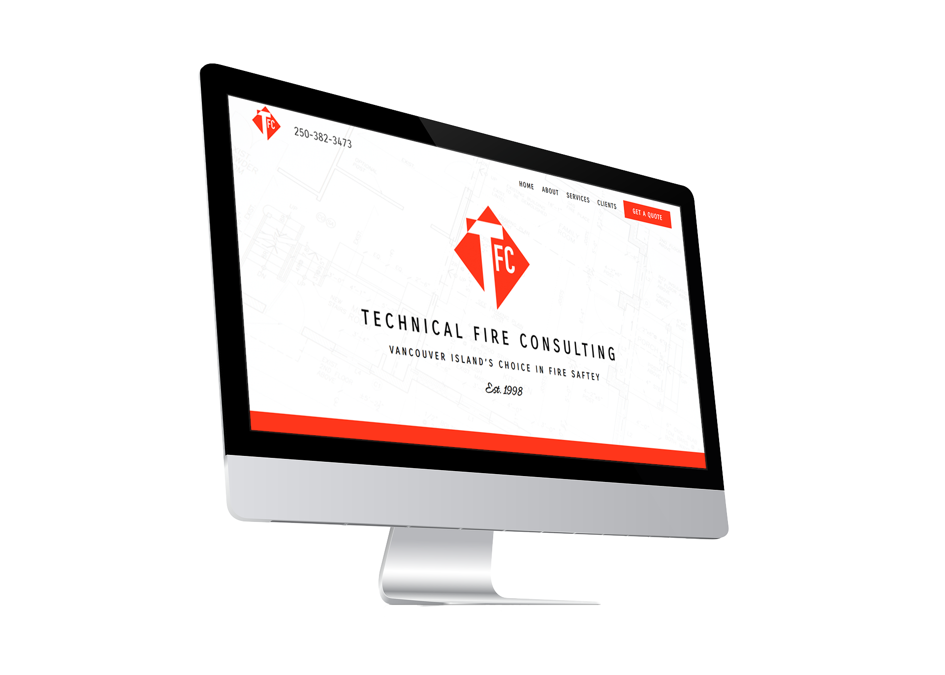 Technical Fire Desktop Left